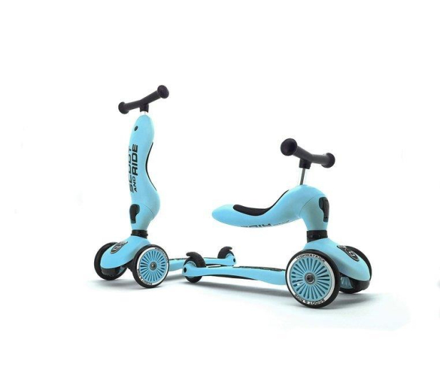 Scoot & Ride Highwaykick 1 Jeździk i hulajnoga 2w1 Blueberry - 573304 - zdjęcie 3